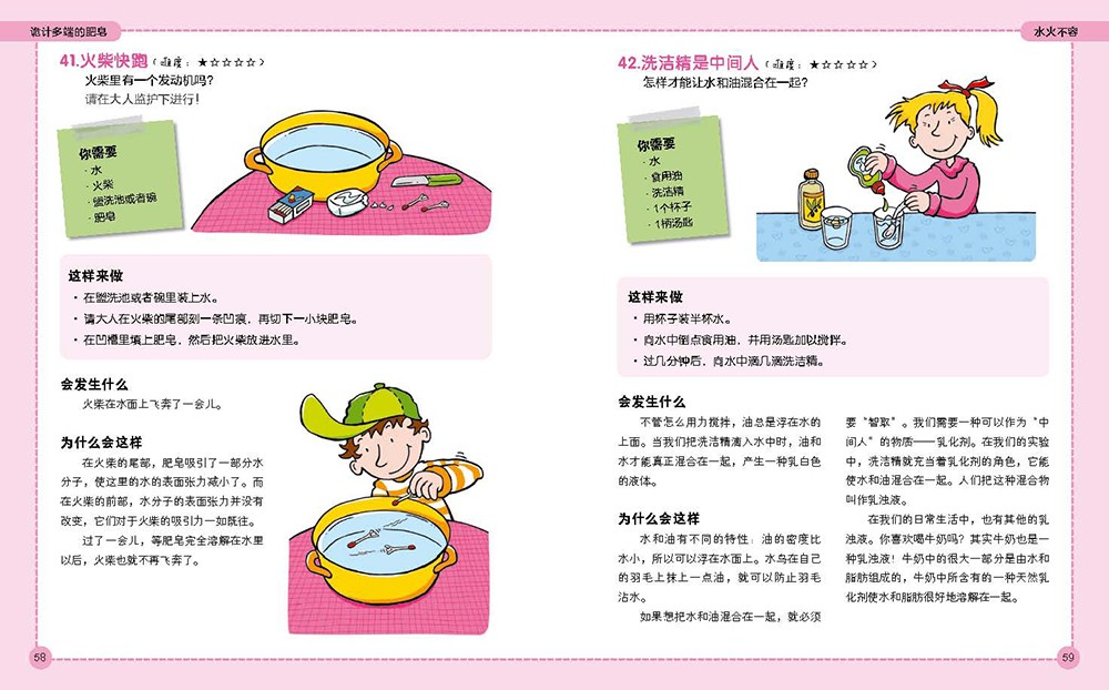 101个神奇的实验 101个水的实验(儿童科学科普启蒙书绘本书籍童书一年级少儿百科全是十万个为什么幼儿图书故事百万百答）详情图