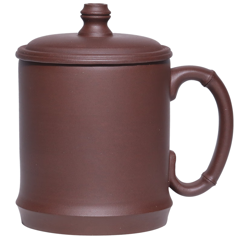 金镶玉宜兴紫砂杯泡茶杯茶具办公杯手工原矿紫泥水杯 静逸紫砂杯