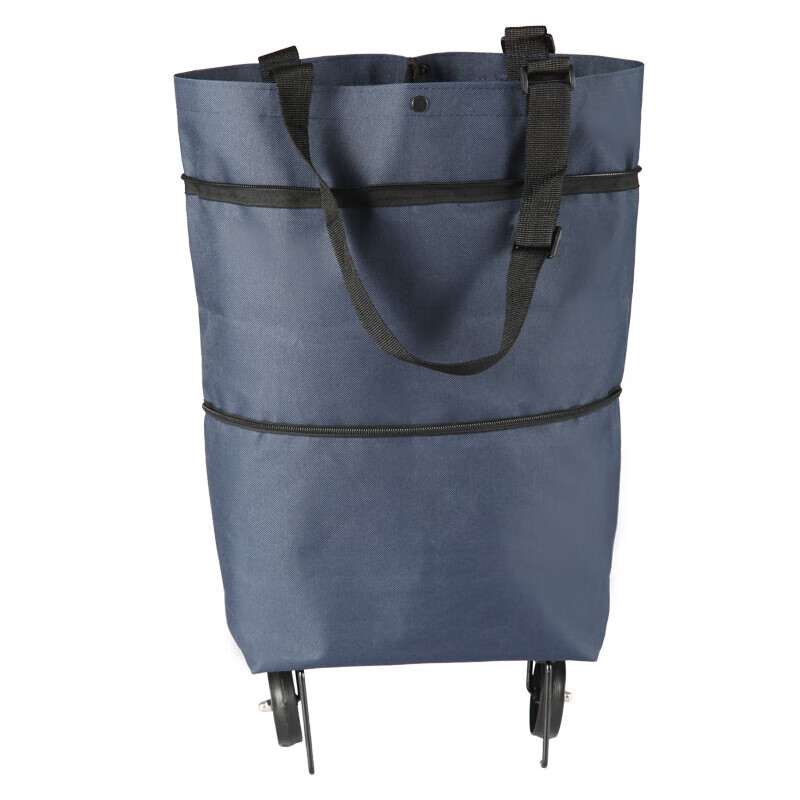 阡翌浣熊日记超市购物袋折叠便携大号手提袋买菜包带轮子买菜袋子大容