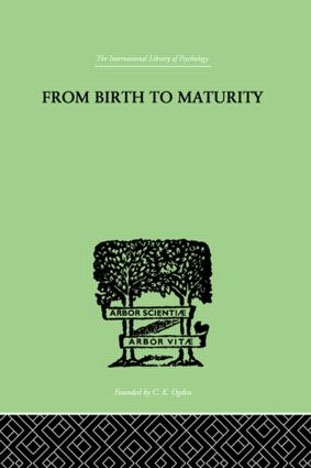 【预订】from birth to maturity