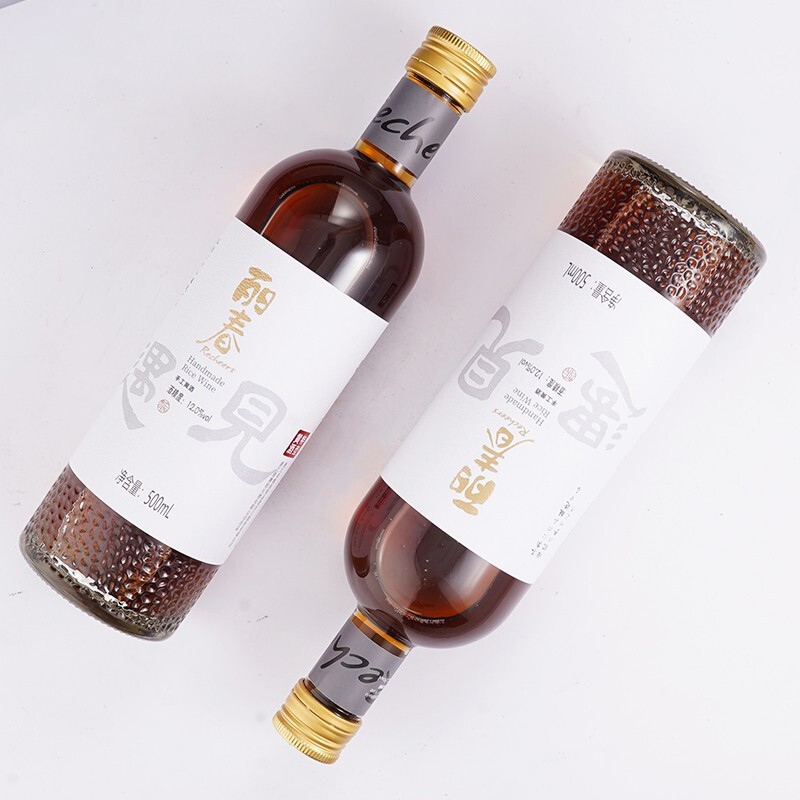 塔牌 遇见六年丽春 绍兴黄酒礼盒 半甜型花雕酒 礼盒送礼 500mL 6瓶 整箱装
