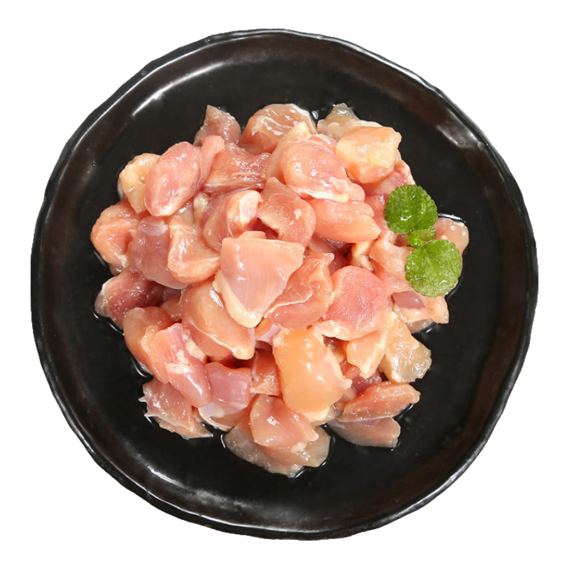 上鲜 无抗鸡腿肉块800g（400g*2袋）鸡丁鸡腿肉丁鸡肉块清真食品