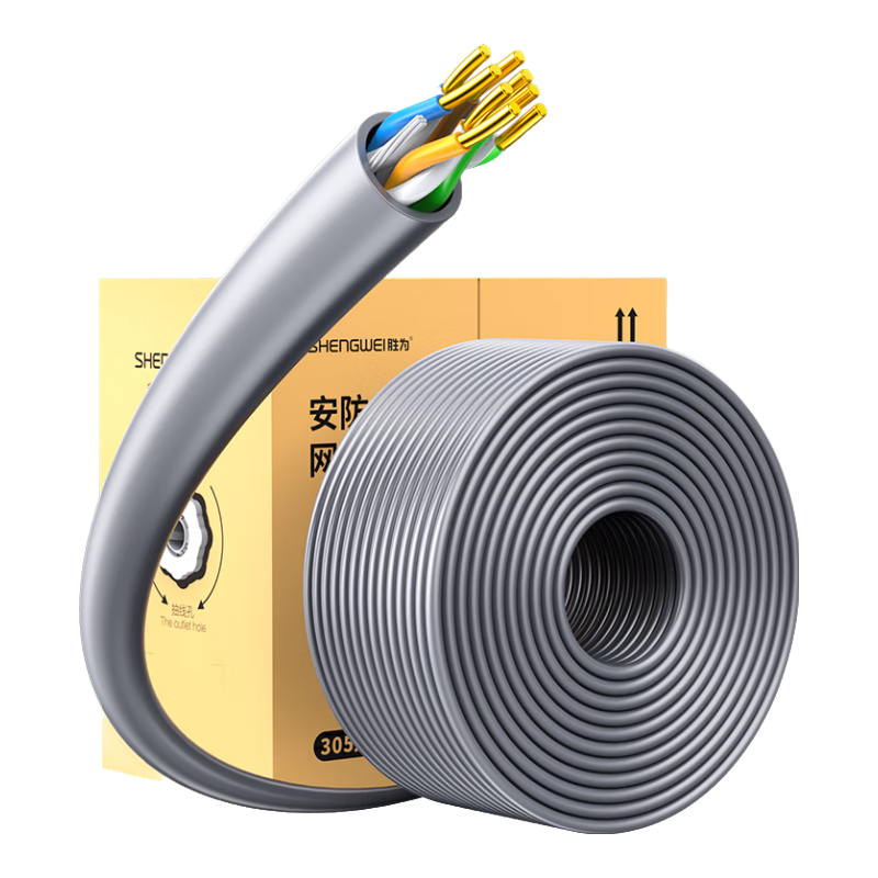 ʤΪ��shengwei�� ���������� ԭװ����ͭ����CAT5e������֧��POE����  ��װ���������ز���305�� CSC5305E 