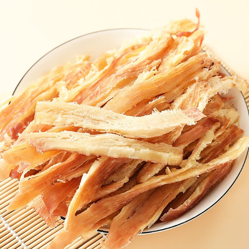 寒宁鱿鱼条碳烤鱿鱼干海鲜即食零食 半斤净含量250g*1袋(肉质肥厚)