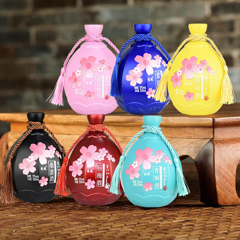 悠魅花果酒桃花酿桂花酒 水果酒低度微醺5度女士甜酒500ml 6瓶组合装(可调换口味)怎么样,好用不?