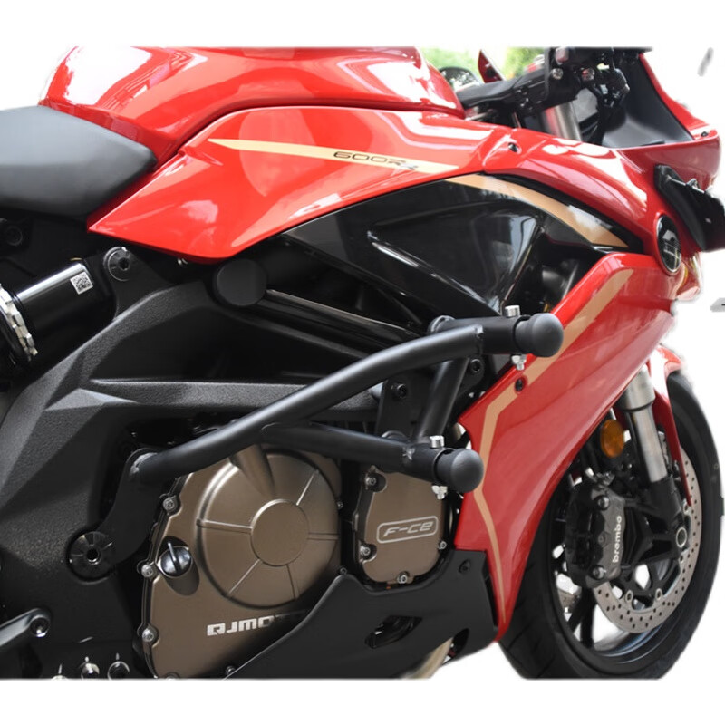 钱江赛600保险杠qj赛400防摔护杠竞技杠摩托车额改装件 新钱江赛600