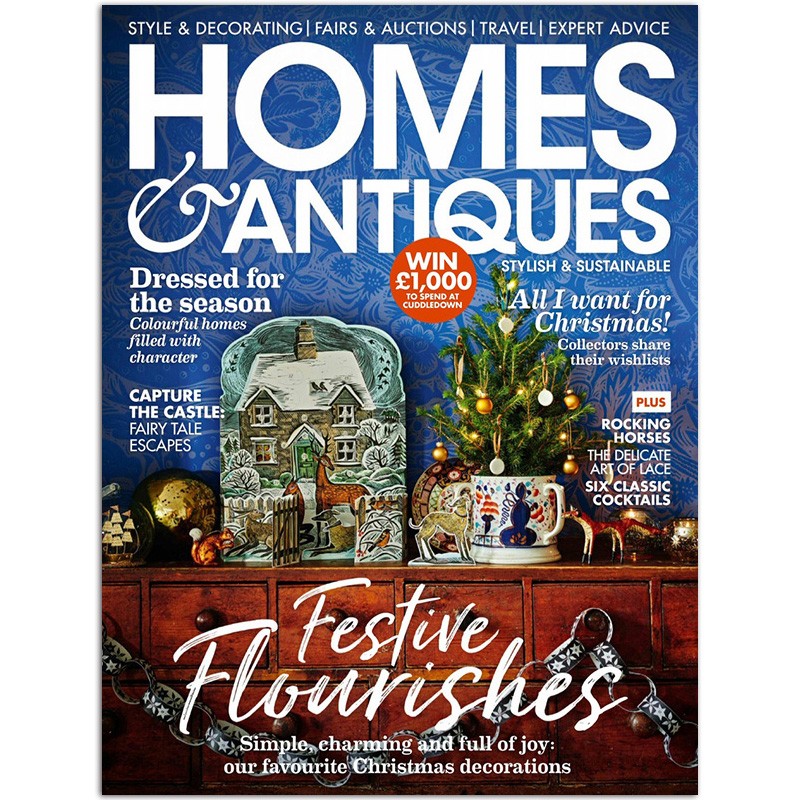 【单期可选】Homes&Antiques 家居古董 2023/20/21/22年月刊 英国家居软装古玩配饰 2021年12月刊