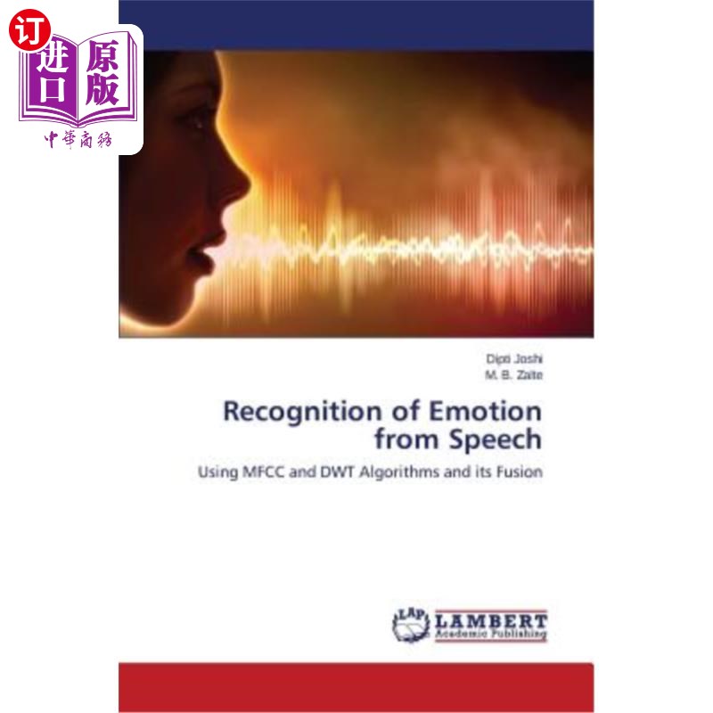 海外直订recognition of emotion from speech 语音情感识别