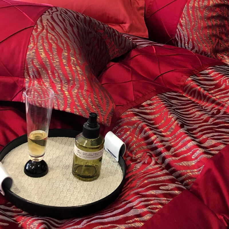 安睡宝(SOMERELLE)100支长绒棉四件套AB双版高支高密套件全棉床单被套床品高端轻奢 100支 高端长绒棉-卡佩王朝(黑金) 床单款 (被套220*240cm) 四件套