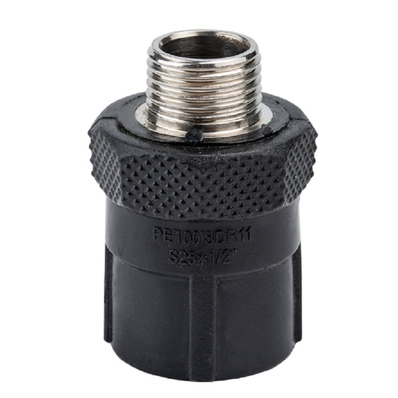 pe水管配件外丝直接 pe 20 6分 外丝直接 一个