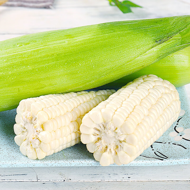中鲜生白糯玉米新鲜玉米 单果200g+ 新鲜蔬菜甜玉米 源头直发包邮 净重5斤 【约5-8根】