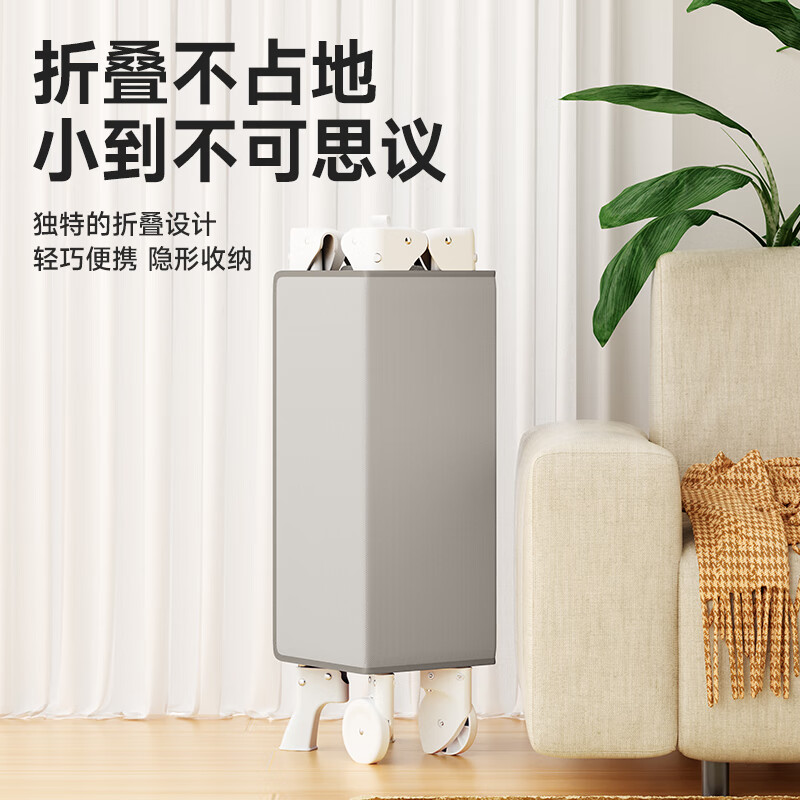 Cool Baby酷豆丁coolbaby婴儿床拼接大床筑梦家新生儿床便携移动折叠宝宝床 【冬雪灰基础款】