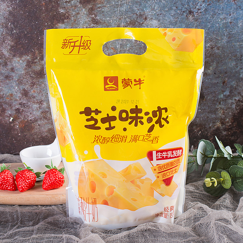 蒙牛芝士味浓酸奶150g袋装酸奶 风味酸牛奶丹麦芝士网红酸奶 低温早餐