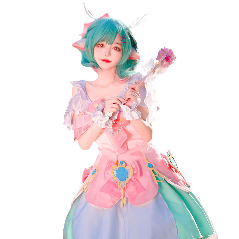 树奈奈  cos服王者荣耀 瑶妹cos情人节限定款时之祈愿时之愿镜cosplay