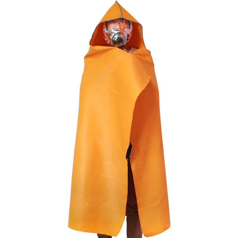 巨木人防战备应急包防火斗篷防火服成人消防披风高温火灾逃生衣灭火毯 防火斗篷【硅胶防火 高效隔热】