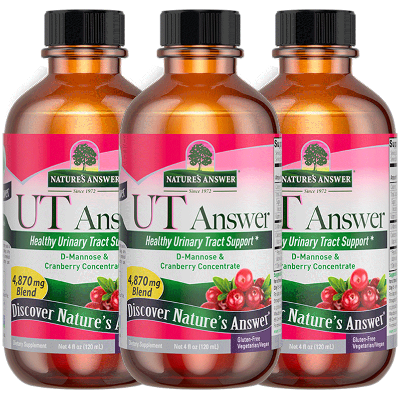 Nature’s Answer紐安思蔓越莓甘露糖口服液呵護(hù)尿路泌尿健康120ml*3瓶裝美國進(jìn)口
