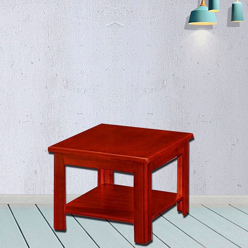 麦森(maisen)办公家具 实木贴皮木制油漆茶几 0.6*0.