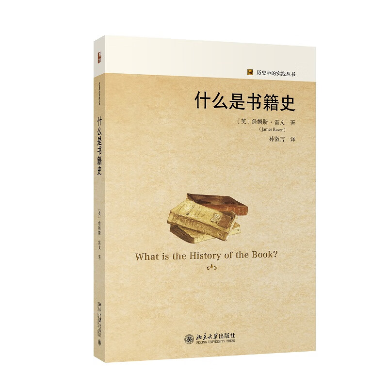 什么是书籍史 历史学的实践丛书 詹姆斯·雷文著 了解书籍史来龙去脉的大家小书