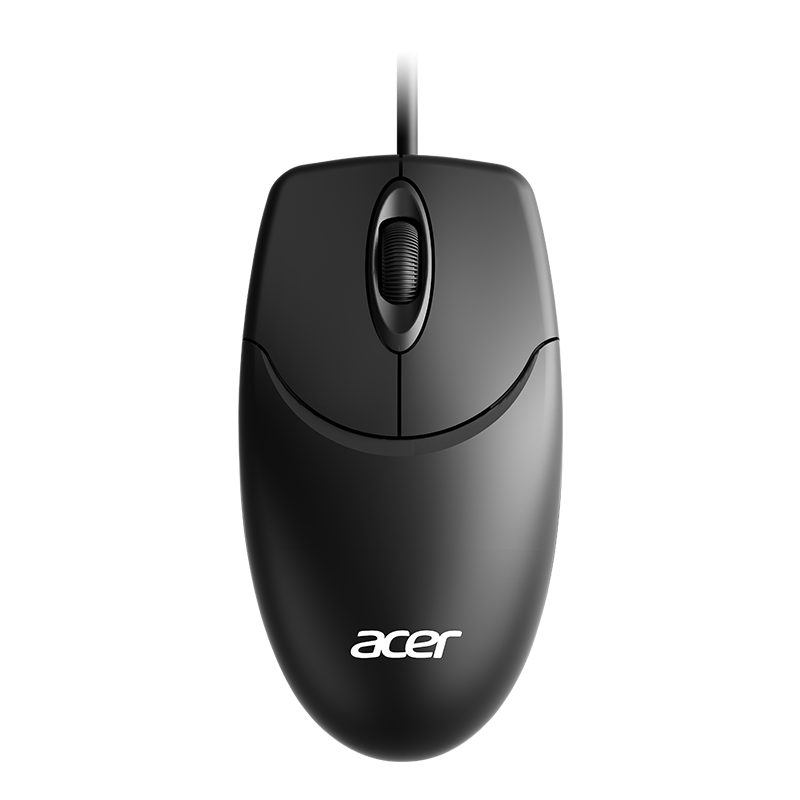 宏碁(acer)有线鼠标 办公鼠标 对称鼠标 笔记本鼠标 电脑鼠标 含鼠标垫 黑色100019986324