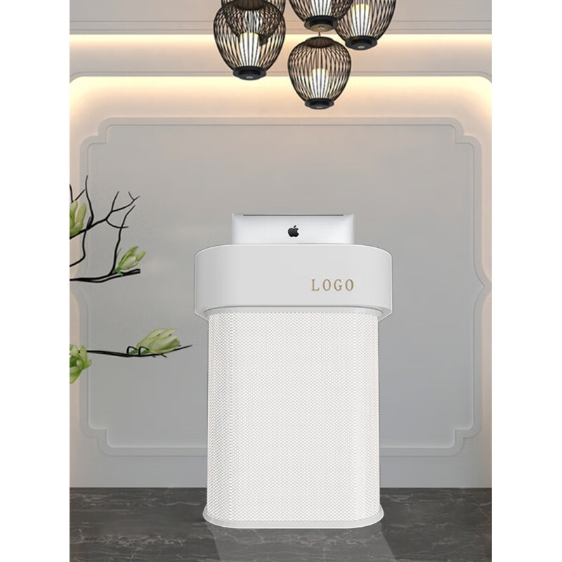 北欧宜家【官方直销】收银台吧台前台店铺小型餐厅酒店演讲发光迎宾台