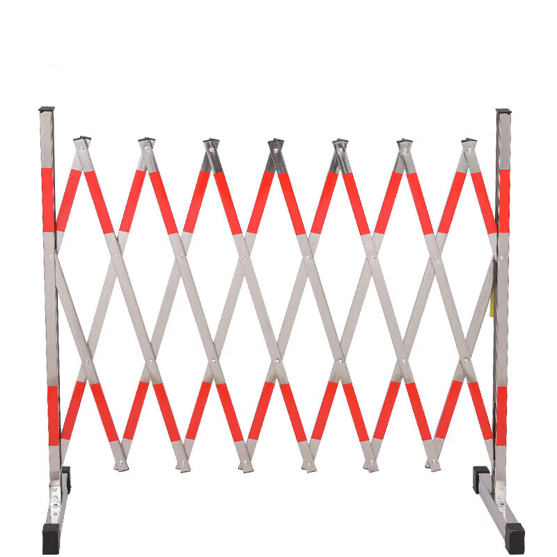 定制工厂车间隔离栏不锈钢移动伸缩围栏安全防护栏幼儿园推拉折叠栅栏