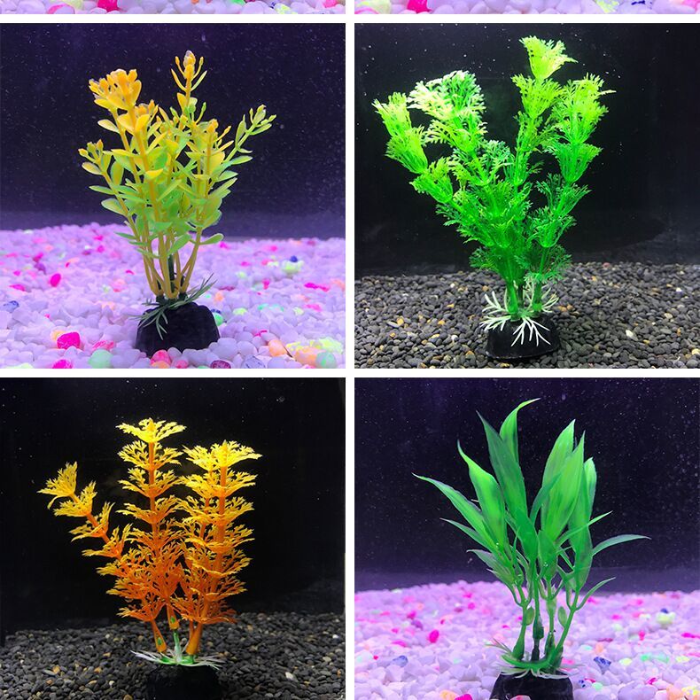 鱼缸装饰仿真水草水族箱造景塑料假水草龟缸草缸前景小摆件五花石随机发5颗水草 1斤彩石 虎窝购 鱼缸装饰仿真水草水族箱造景塑料假水草龟缸草缸前景小摆件五花石随机发5颗水草 1斤彩石 虎窝购