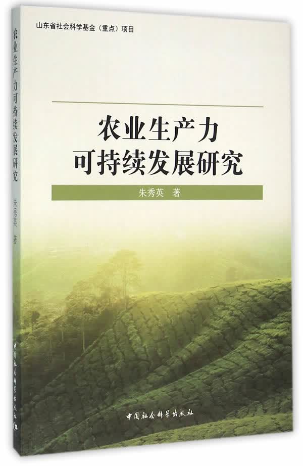 农业生产力可持续发展研究 朱秀英