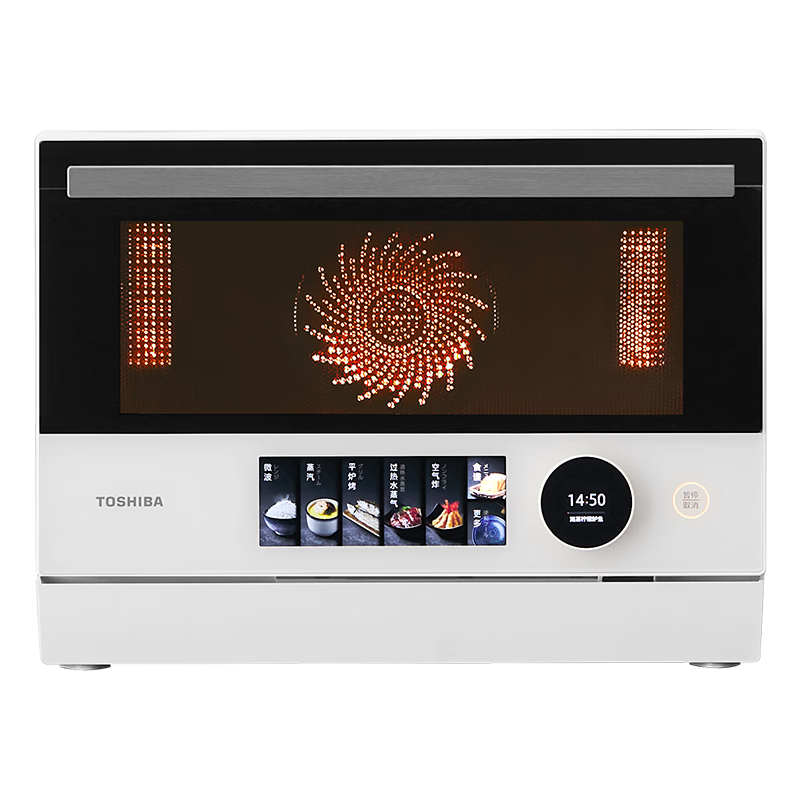TOSHIBA 东芝 23L平板式变频微波炉微蒸烤炸一体机ER-YT7232CNW 