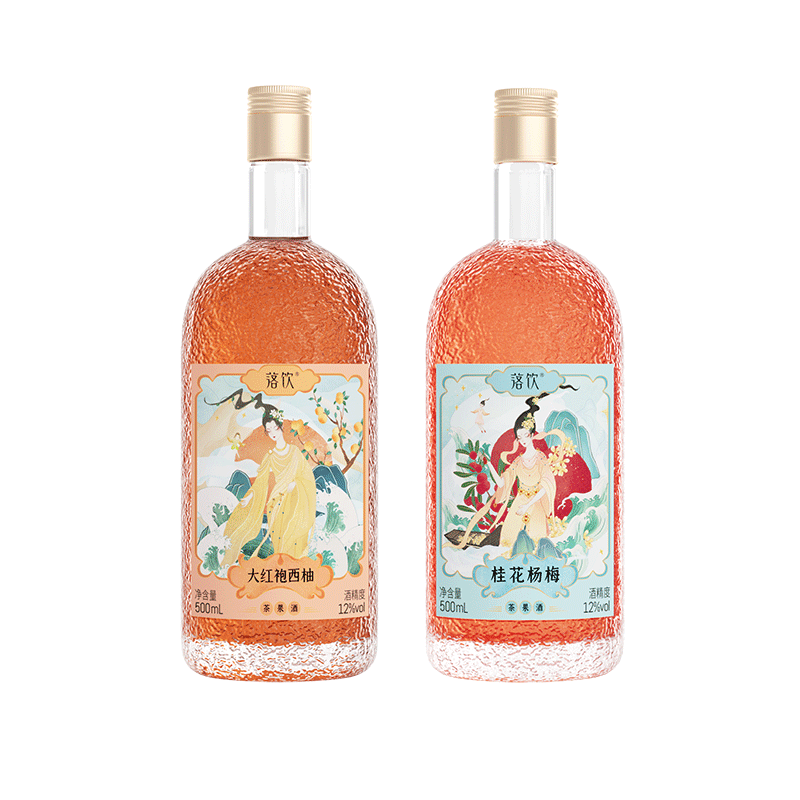 落饮茶果酒：口感清新，价格优惠！|果酒历史价格查询