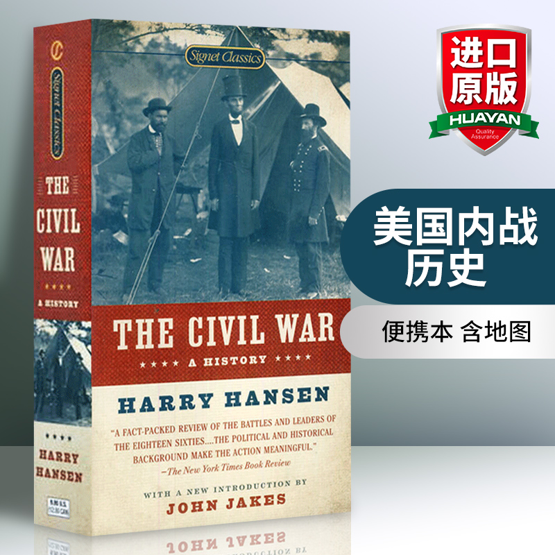 英文原版 美国内战历史 The Civil War: A History