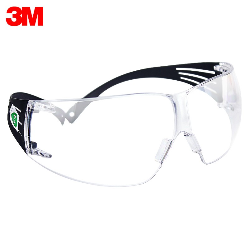 3M SF201AF 中国款安全眼镜 透明防雾镜片 副
