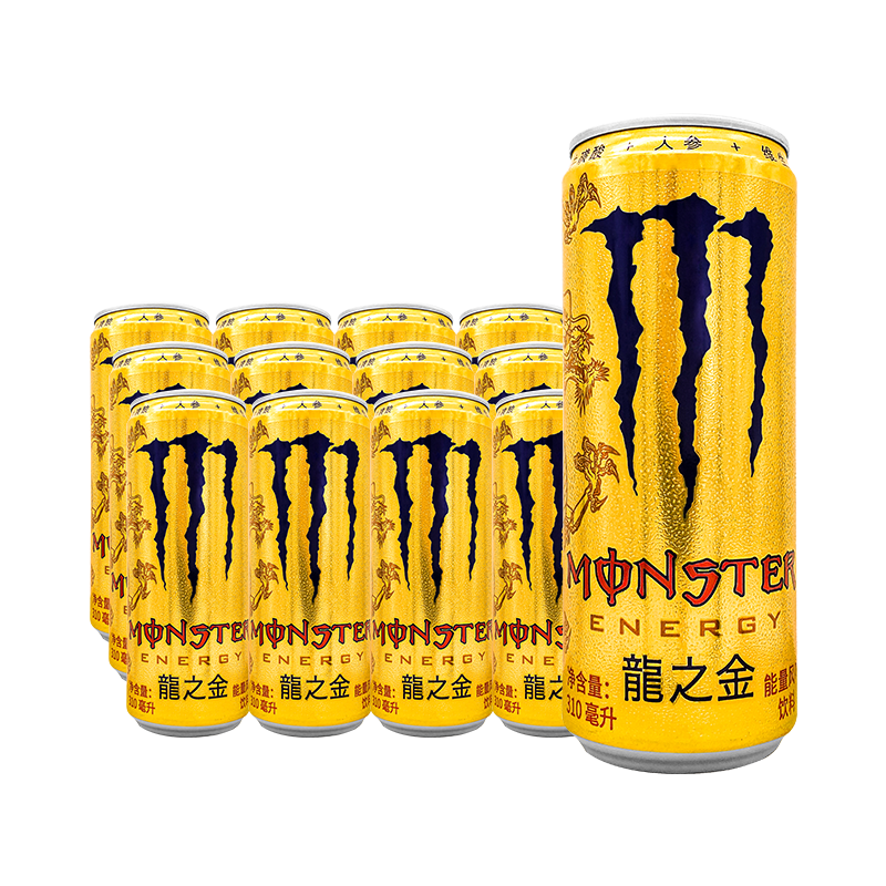 monster 魔爪 龙之金 新经典口味 能量风味饮料 维生素功能饮料 310ml