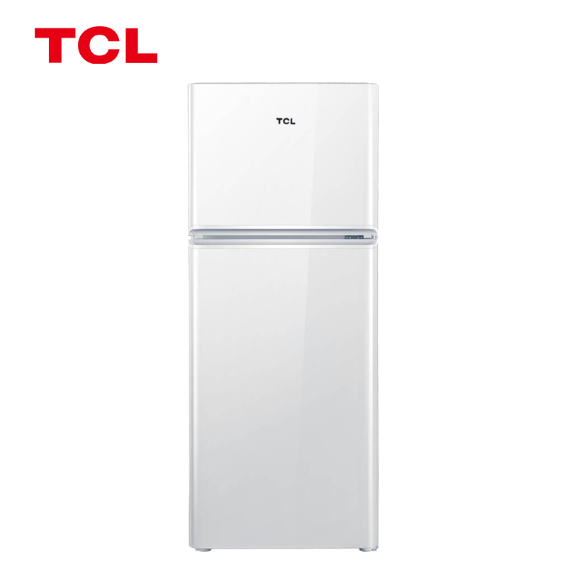 tcltcl120l小容量冰箱双门冰箱节能迷你便携小冰箱bcd-120c珍珠白