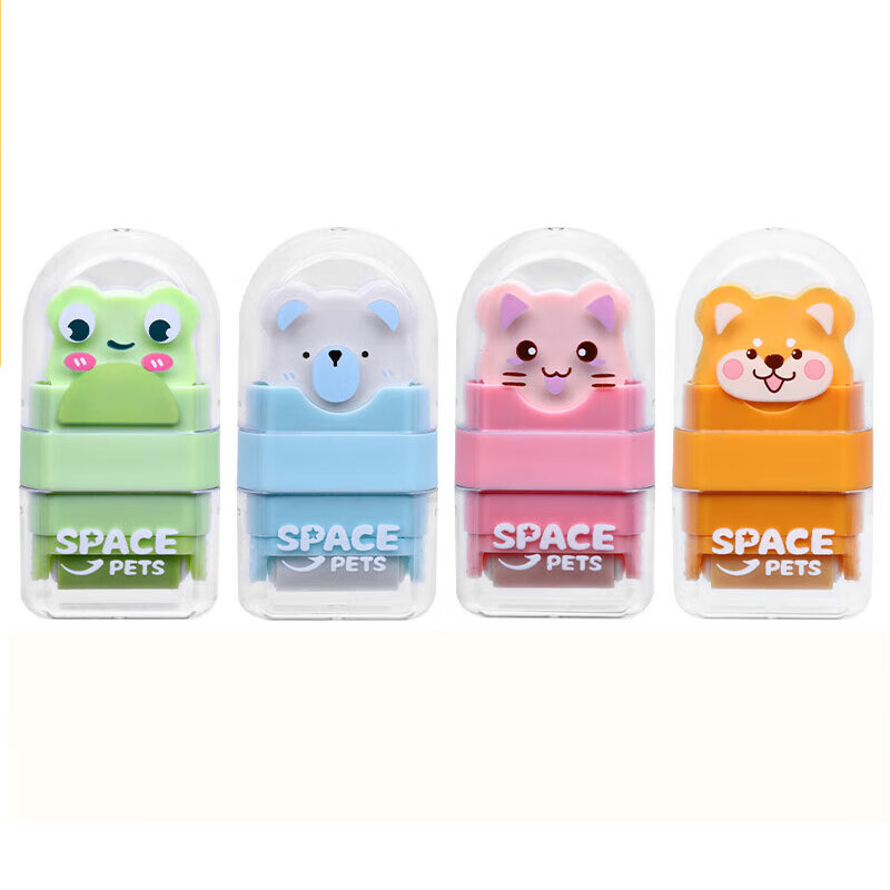 晨光滚轮橡皮擦儿童小学生专用 axpq5501像皮檫文具可爱超萌聚屑铅笔