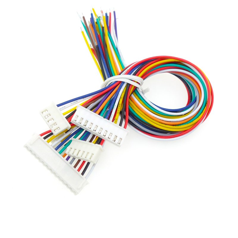 54mm单头端子线束彩色电子排线2/3/4/5/6/-20p 10/20/30/50cm 长度0.