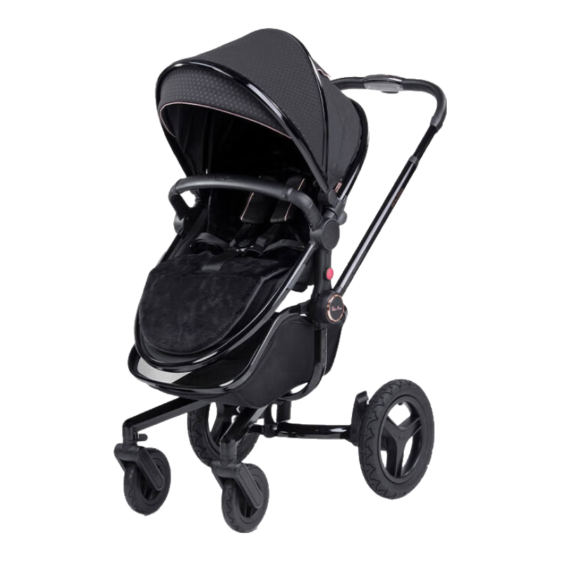 Silver Cross婴儿车可坐可躺轻便折叠婴儿推车双向高景观儿童推车Surf暮光金