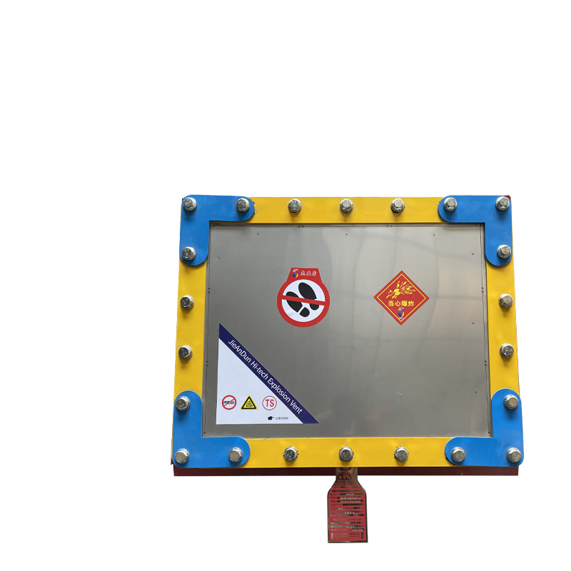 定制不锈钢粉尘泄爆片装置平板型爆破片除尘器防爆圆形泄爆窗 150*150