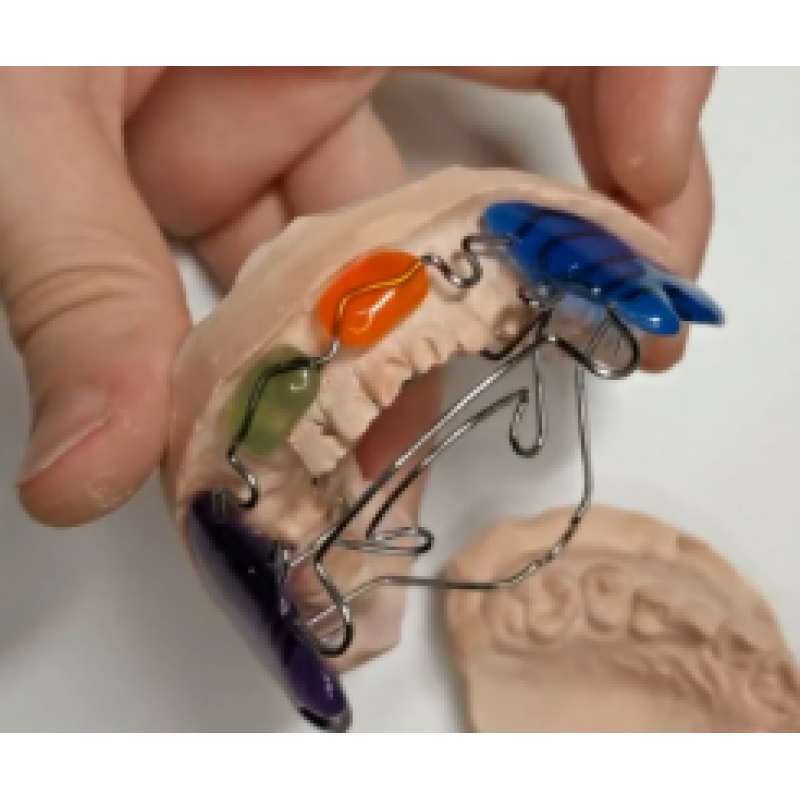 地包天牙齿牵引器   深覆颌儿牙齿矫正器地包天牙不龅牙牵引法兰