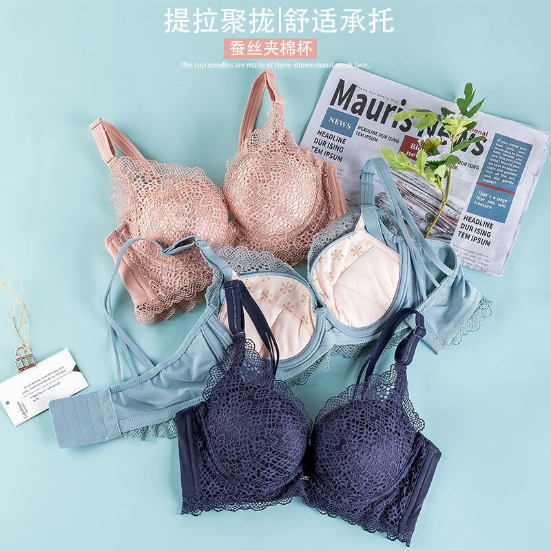 sh1048sh1047负氧离子抗菌软钢圈聚拢调整上托胸罩中厚款内衣 奢护兰