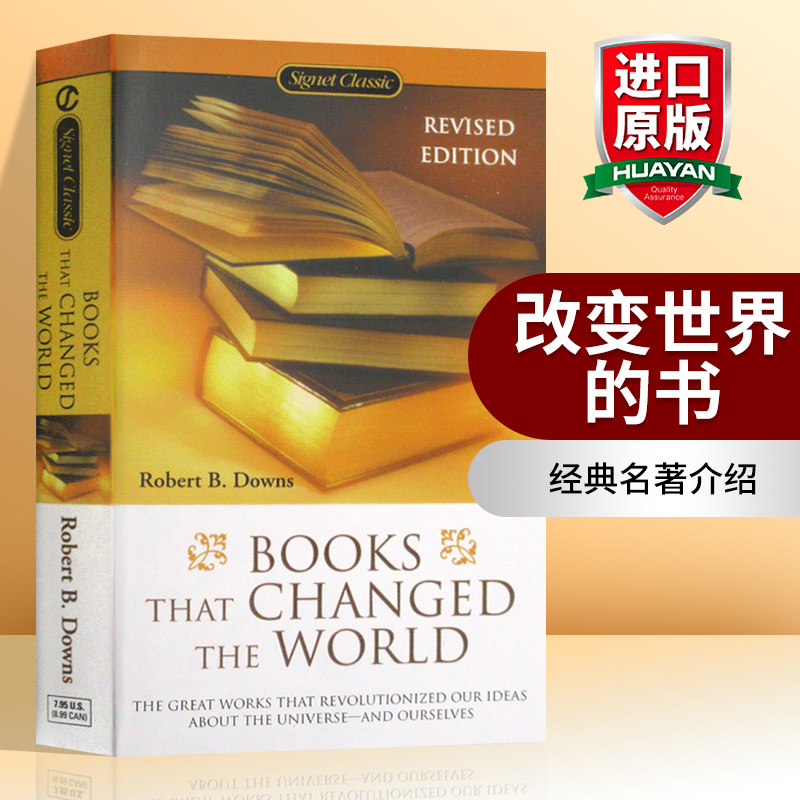 英文原版 改变世界的书 books that changed the world signet