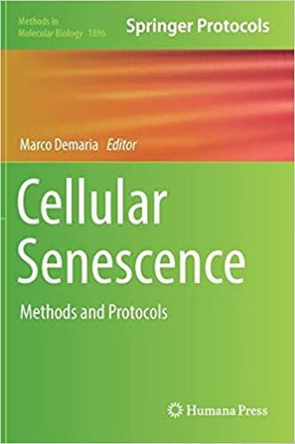 预订 cellular senescence: methods and protocols