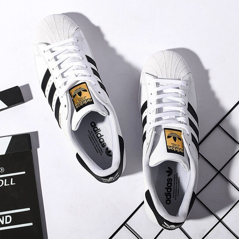 阿迪达斯(adidas)originals三叶草superstar经典款潮流低帮休闲板鞋