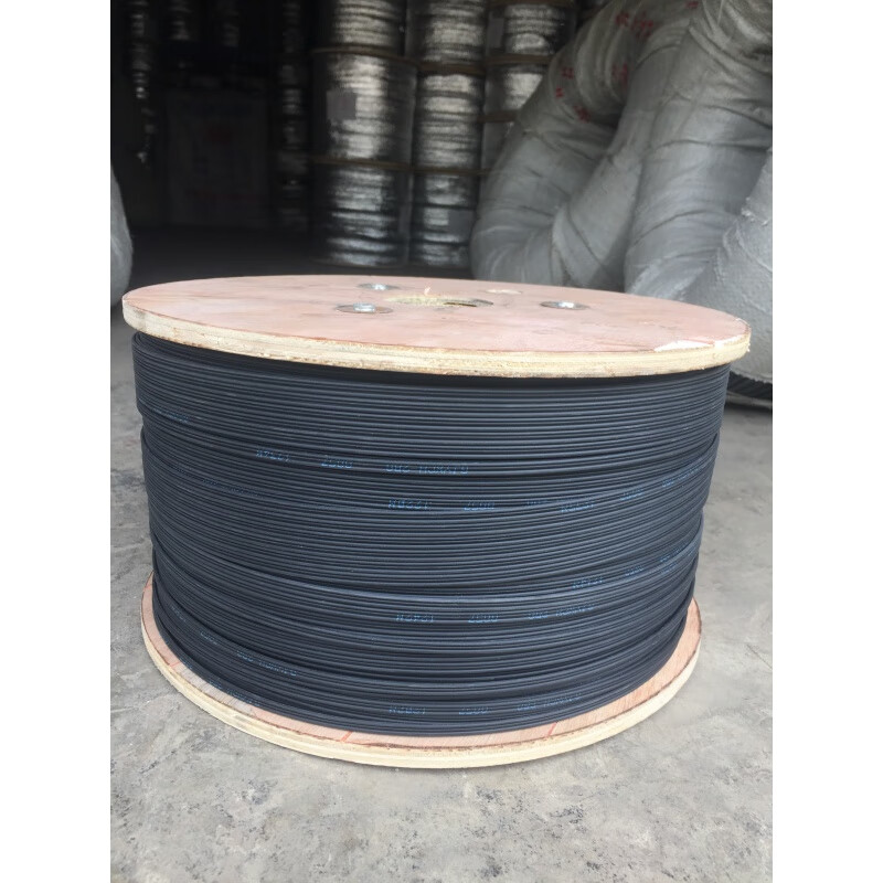 光纤入户线2芯皮线光缆两芯室内室外两钢丝三钢丝电信级蝶形 室外两芯