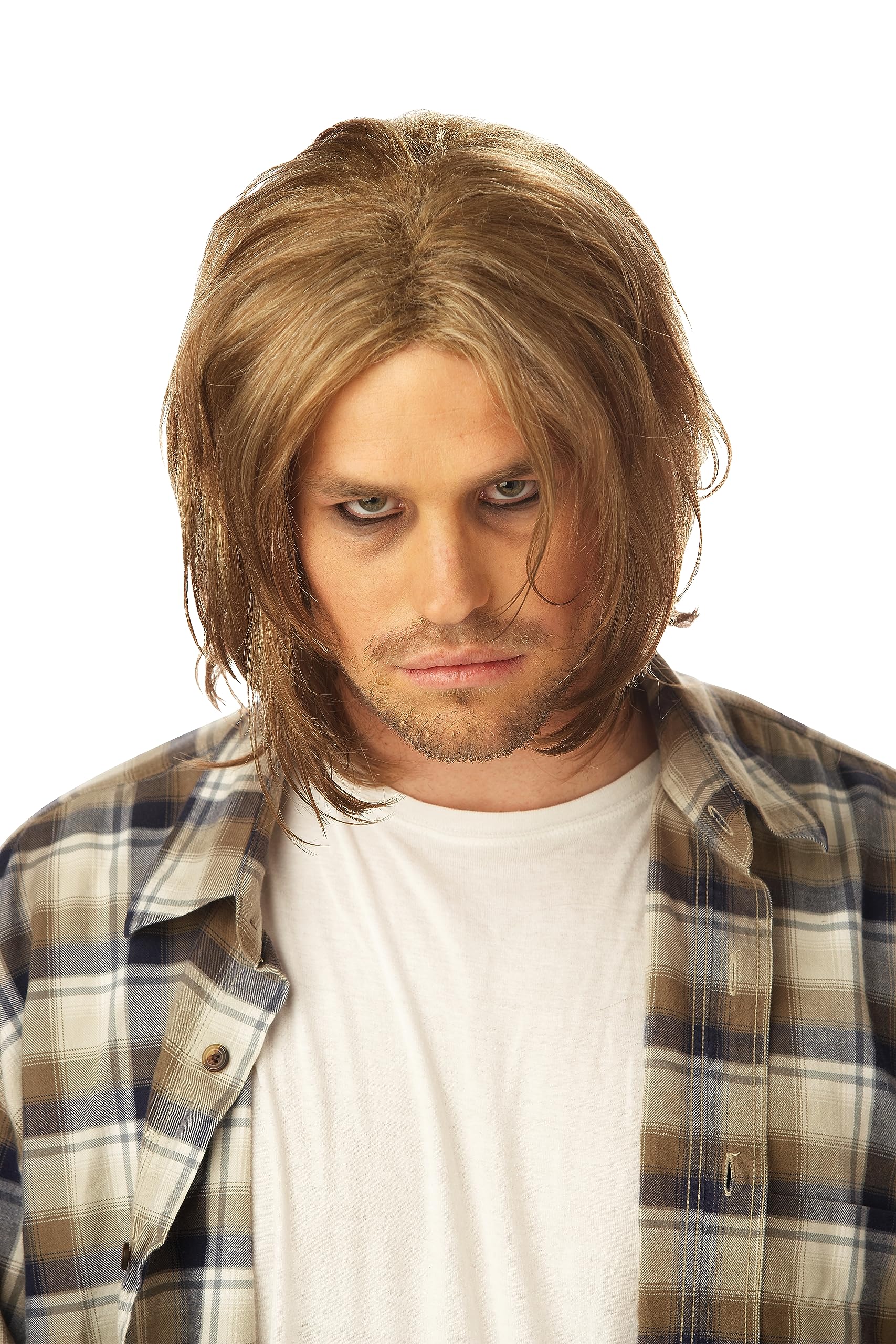 CALIFORNIA COSTUMES 男士摇滚假发 棕色 均码