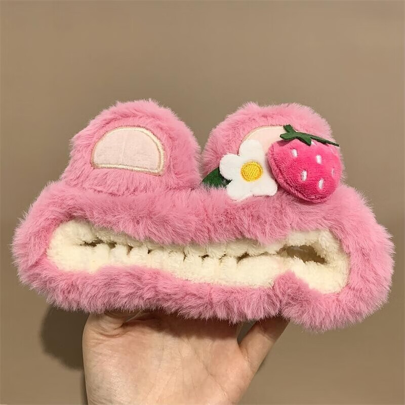 海伊朵蝴蝶结洗脸发带女韩版防滑头箍带兔耳朵鹿角螃蟹猫耳朵宽边束发带 卡其熊【3件套】