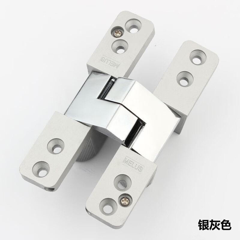 仁聚益定制外开门隐形门合页暗门背景墙折叠门暗藏式铰链弹簧黑色 浅