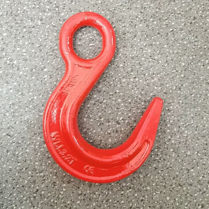 环眼钩货柜勾大开口勾旋转勾g80起重索具吊钩铁钩子钢钩 眼型钢管钩