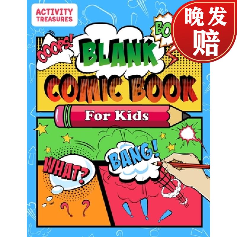 sketch your own comics - 110 unique blank comic pages - a large