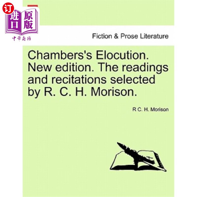 海外直订chamberss elocution. new edition.