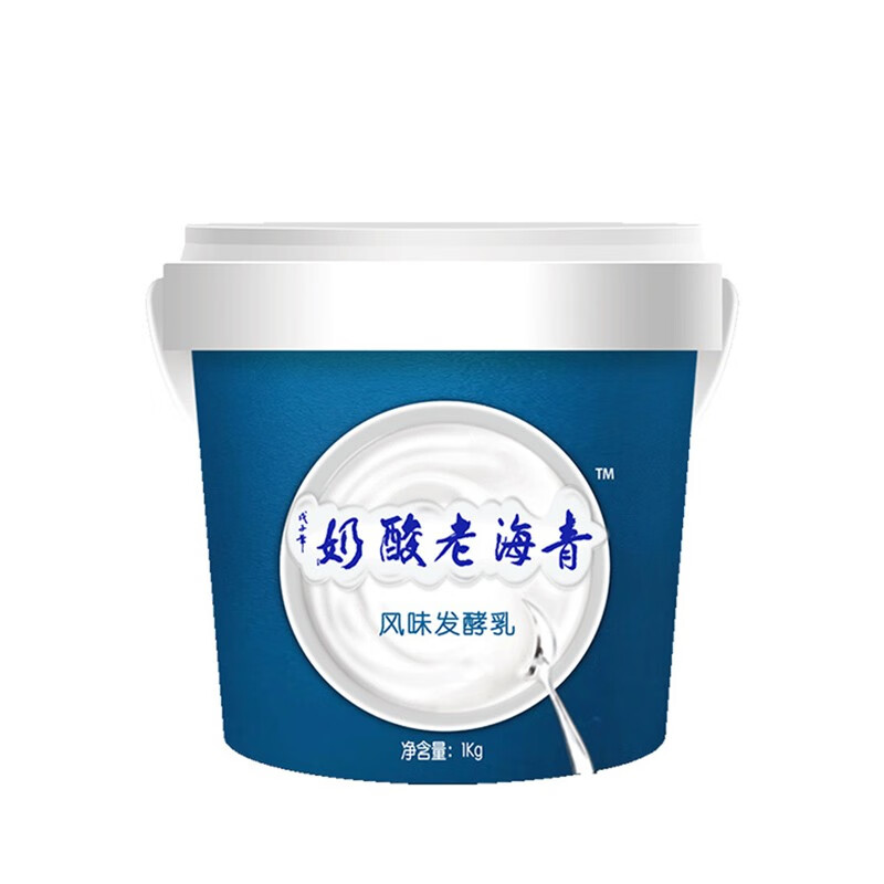 小西牛青海桶装老酸奶高原特色低温酸奶1KG*1桶